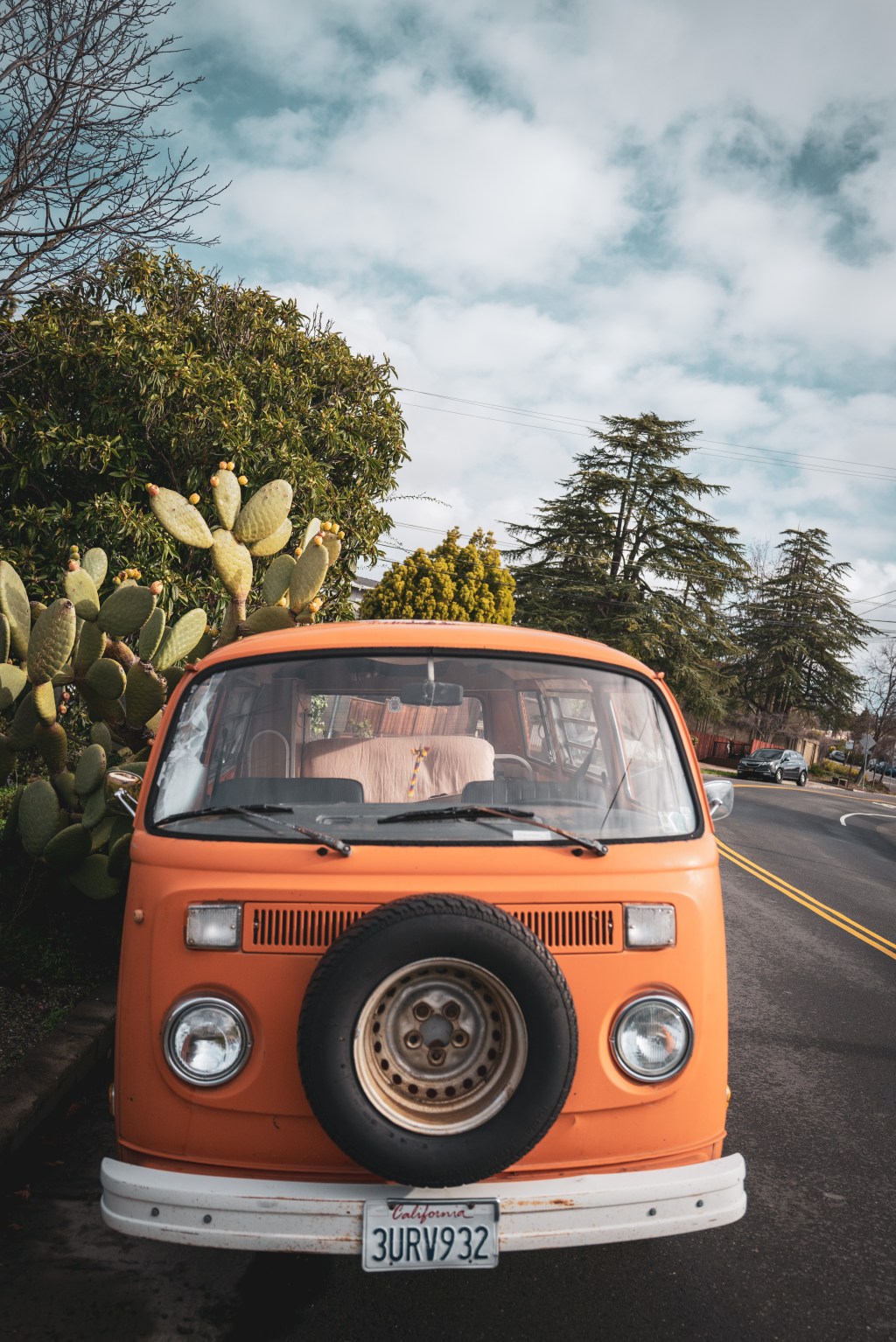 Orange VW Bus