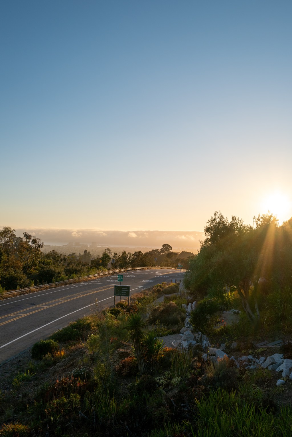 Oakland Hills Memorial&nbsp;Sunset